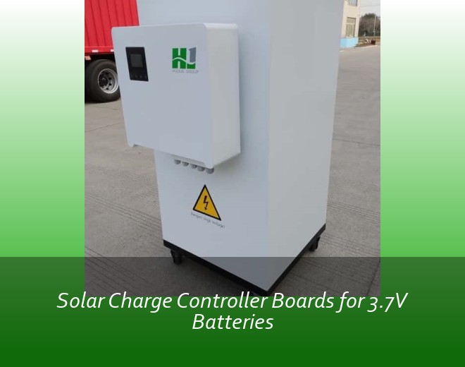 Solar Charge Controller Boards for 3.7V Batteries