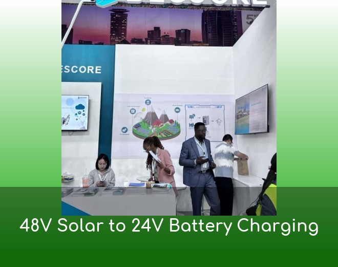 48V Solar to 24V Battery Charging