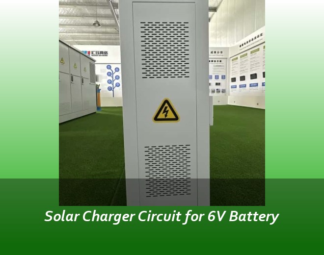 Solar Charger Circuit for 6V Battery