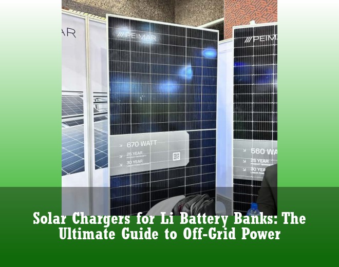 Solar Chargers for Li Battery Banks: The Ultimate Guide to Off-Grid Power