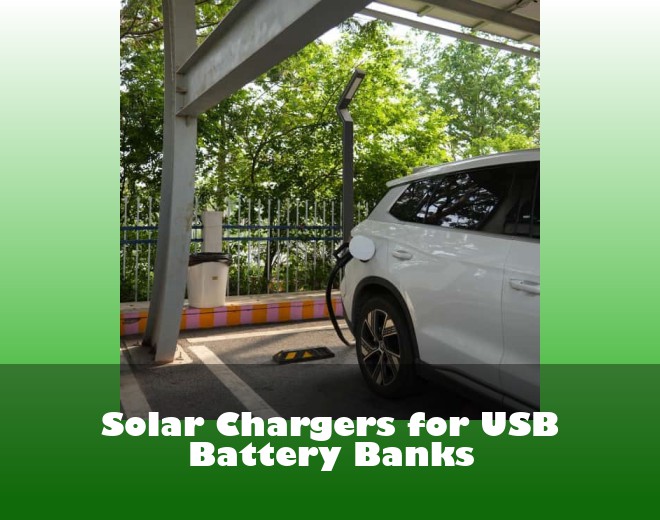 Solar Chargers for USB Battery Banks