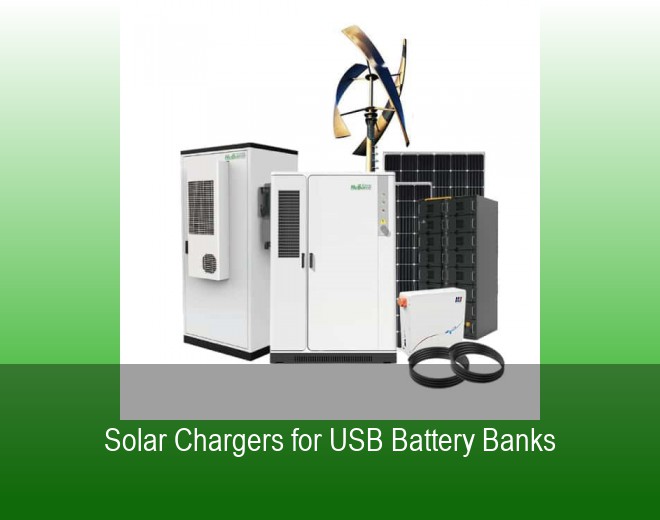 Solar Chargers for USB Battery Banks