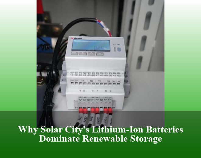 Why Solar City's Lithium-Ion Batteries Dominate Renewable Storage