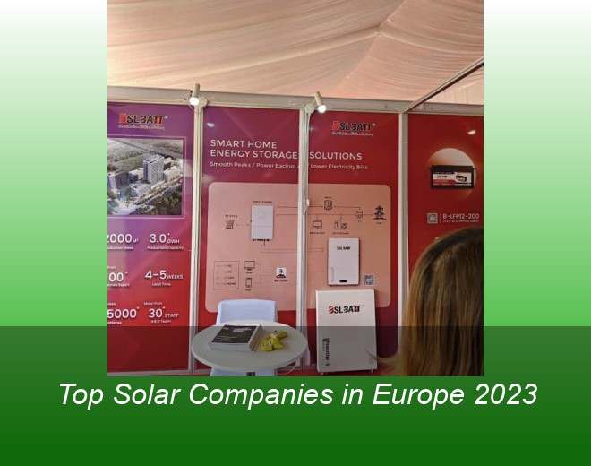 Top Solar Companies in Europe 2023
