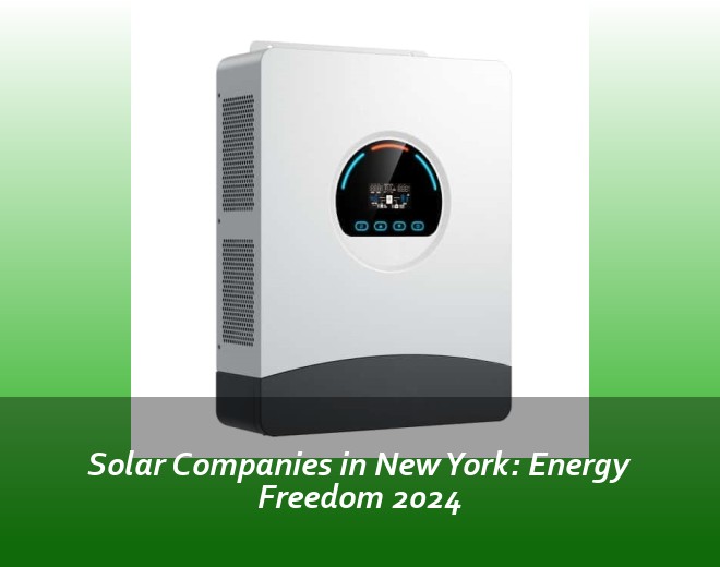 Solar Companies in New York: Energy Freedom 2024