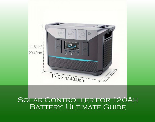 Solar Controller for 120Ah Battery: Ultimate Guide