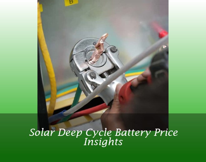 Solar Deep Cycle Battery Price Insights