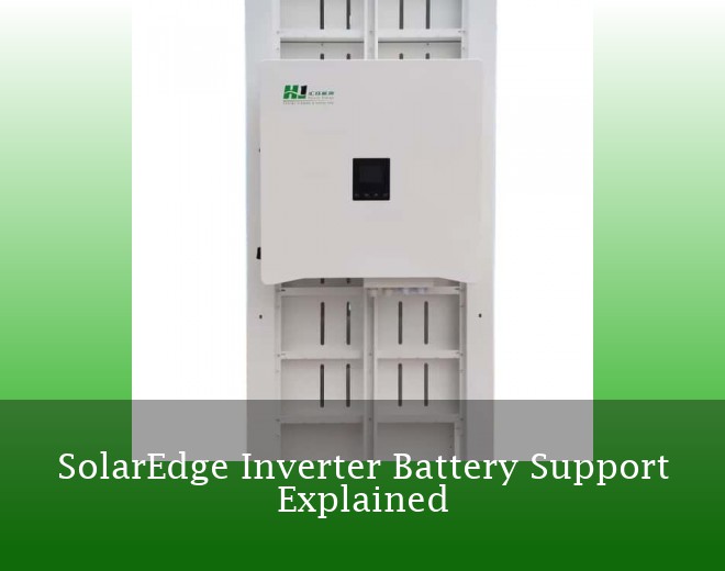 SolarEdge Inverter Battery Support Explained
