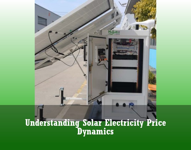 Understanding Solar Electricity Price Dynamics