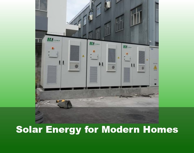 Solar Energy for Modern Homes