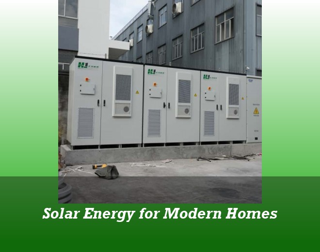 Solar Energy for Modern Homes