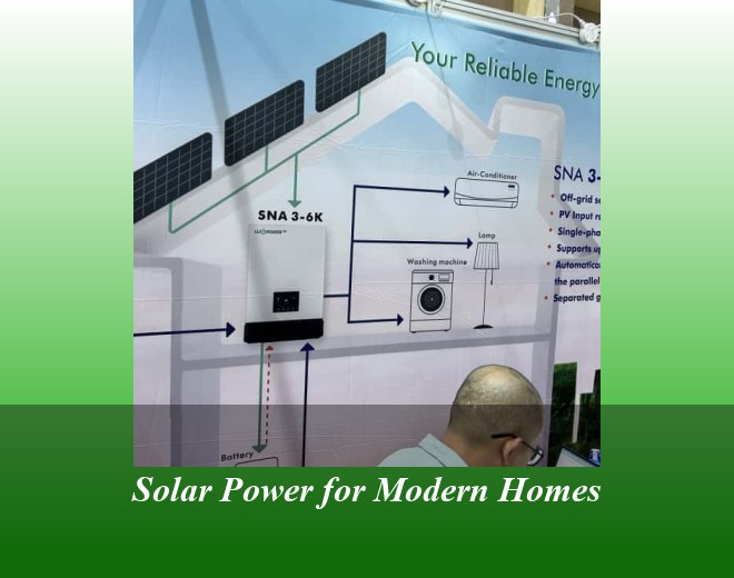 Solar Power for Modern Homes