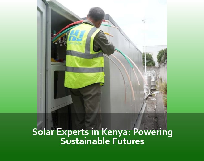 Solar Experts in Kenya: Powering Sustainable Futures