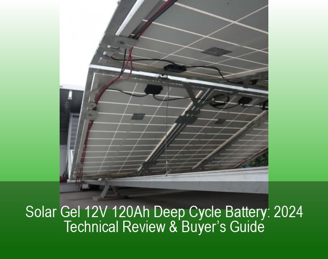 Solar Gel 12V 120Ah Deep Cycle Battery: 2024 Technical Review & Buyer’s Guide