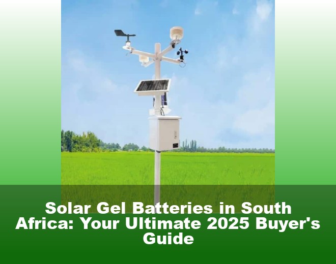 Solar Gel Batteries in South Africa: Your Ultimate 2025 Buyer's Guide