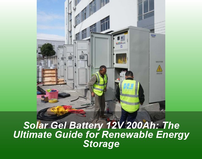Solar Gel Battery 12V 200Ah: The Ultimate Guide for Renewable Energy Storage