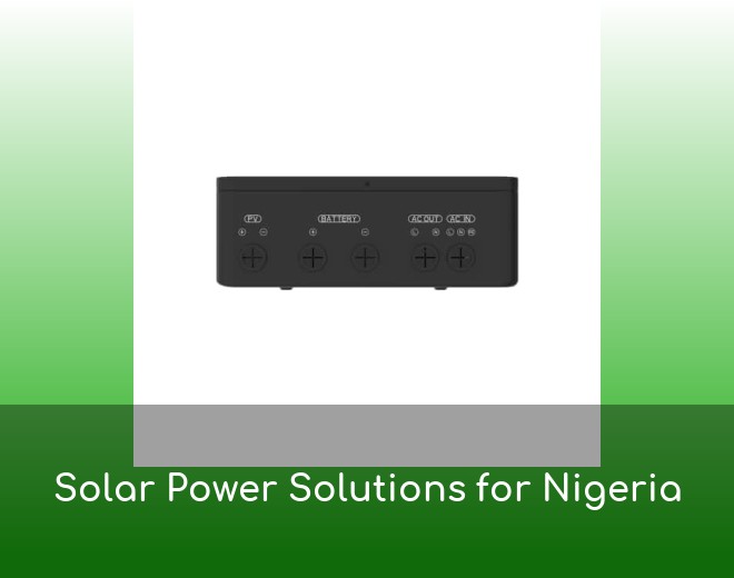 Solar Power Solutions for Nigeria