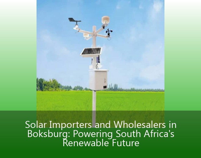 Solar Importers and Wholesalers in Boksburg: Powering South Africa's Renewable Future