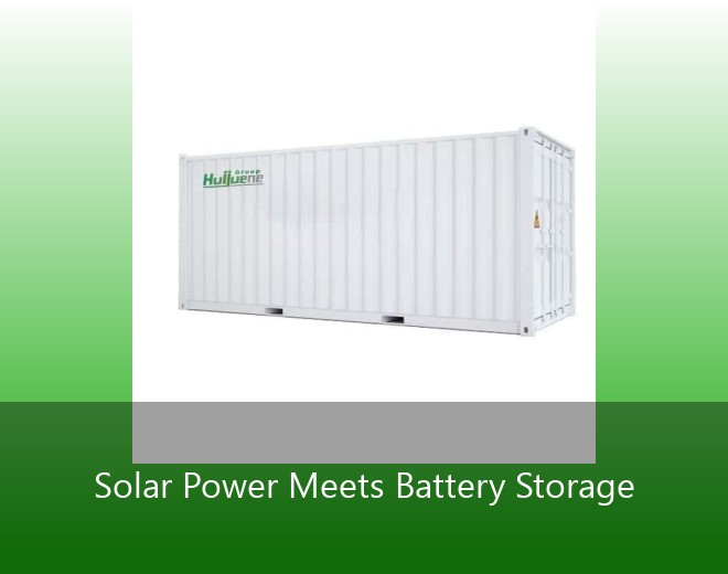 Solar Power Meets Battery Storage