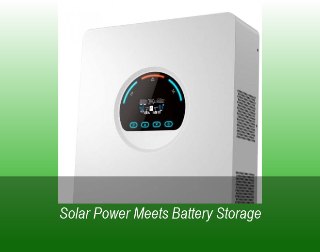 Solar Power Meets Battery Storage