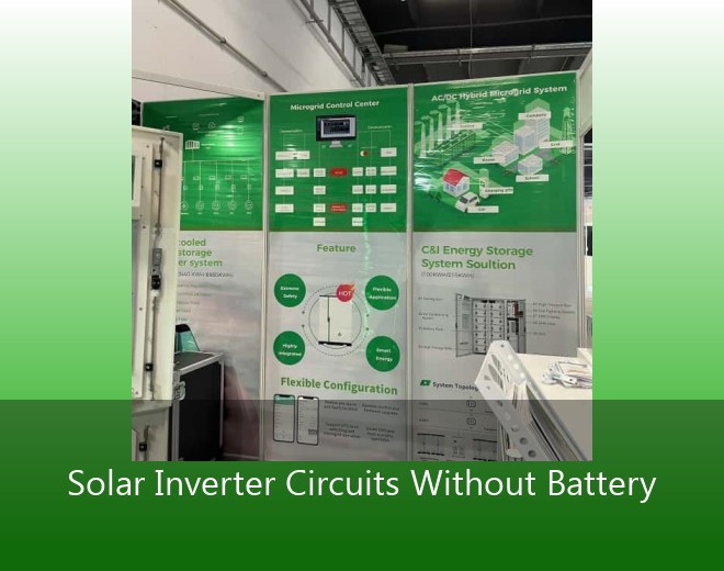 Solar Inverter Circuits Without Battery