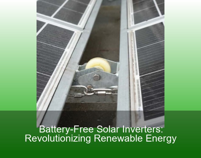 Battery-Free Solar Inverters: Revolutionizing Renewable Energy