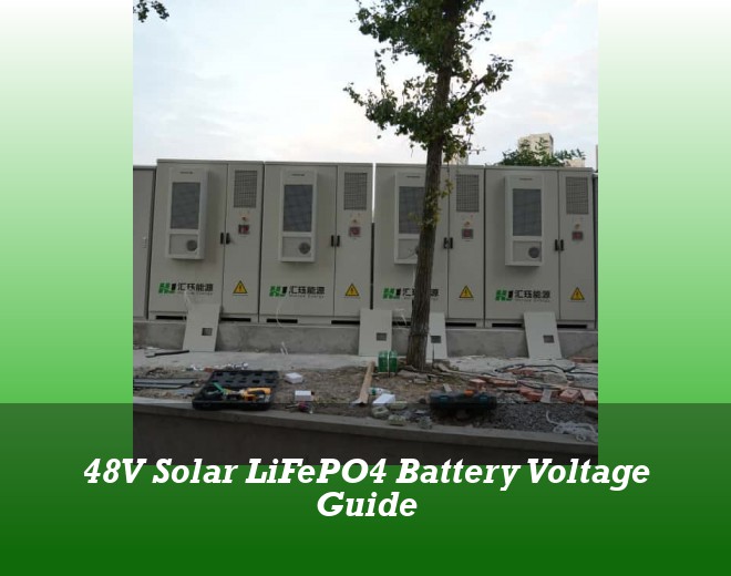 48V Solar LiFePO4 Battery Voltage Guide
