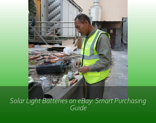 Solar Light Batteries on eBay: Smart Purchasing Guide