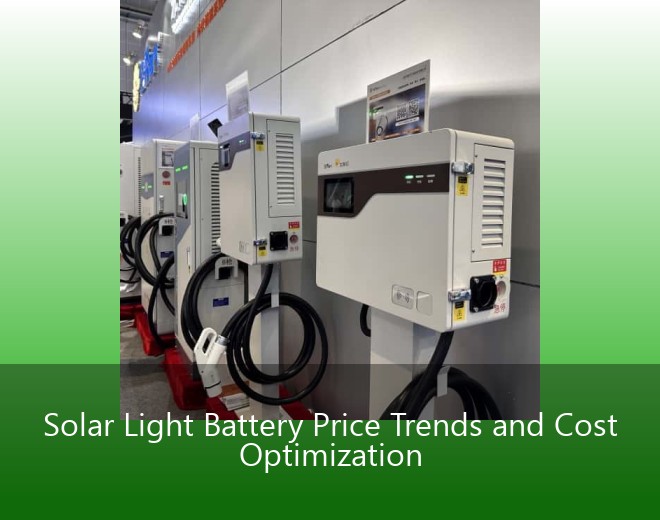 Solar Light Battery Price Trends and Cost Optimization