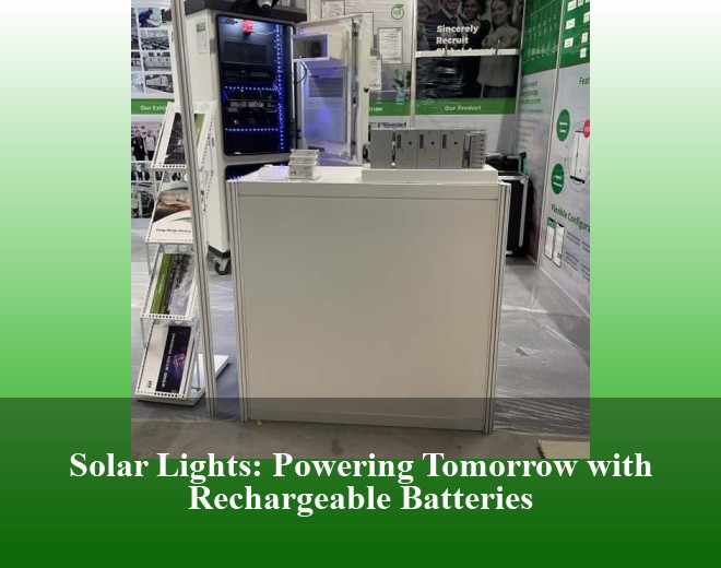 Solar Lights: Powering Tomorrow with Rechargeable Batteries