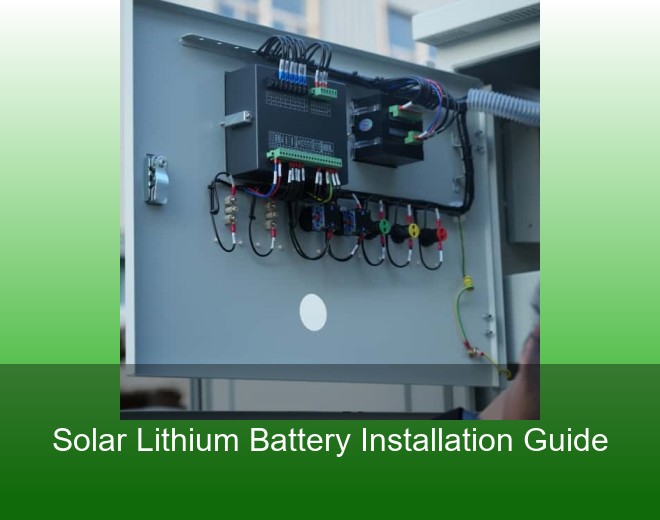 Solar Lithium Battery Installation Guide