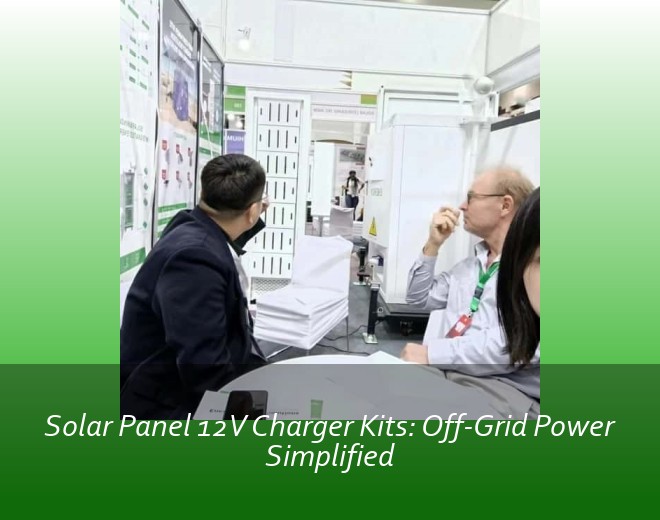 Solar Panel 12V Charger Kits: Off-Grid Power Simplified
