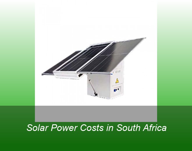Solar Power Costs in South Africa