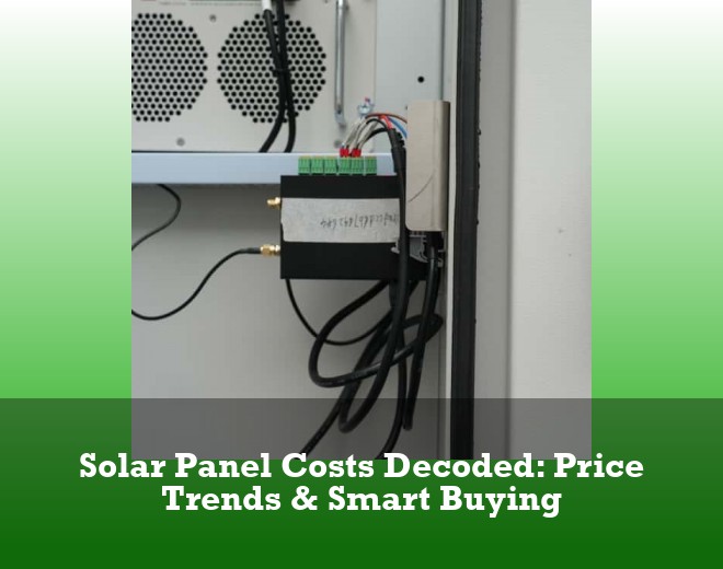Solar Panel Costs Decoded: Price Trends & Smart Buying