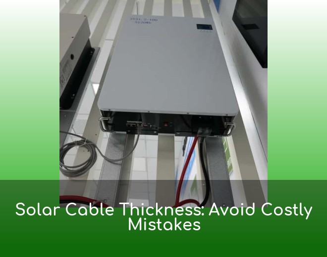 Solar Cable Thickness: Avoid Costly Mistakes