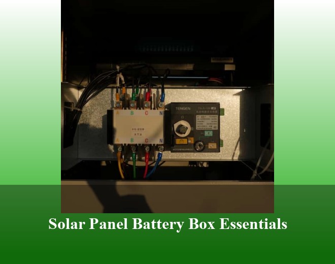 Solar Panel Battery Box Essentials