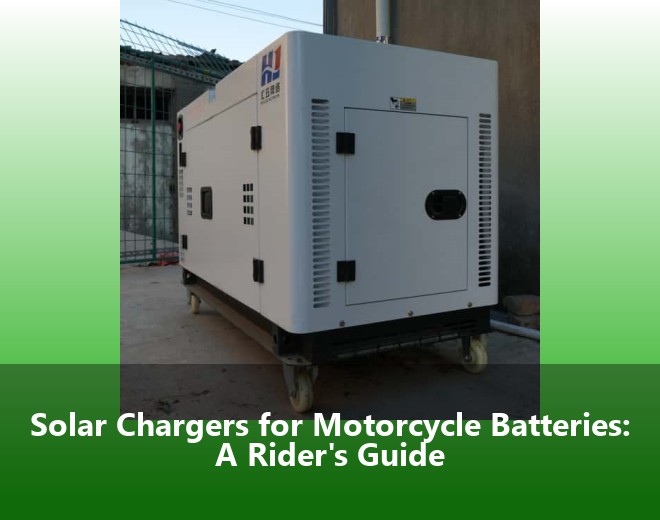 Solar Chargers for Motorcycle Batteries: A Rider's Guide