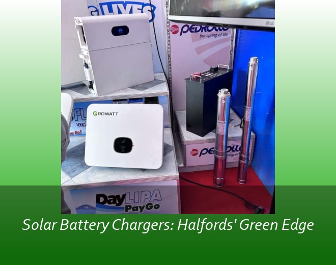 Solar Battery Chargers: Halfords' Green Edge
