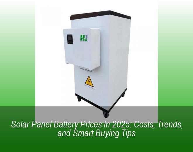 Solar Panel Battery Prices in 2025: Costs, Trends, and Smart Buying Tips