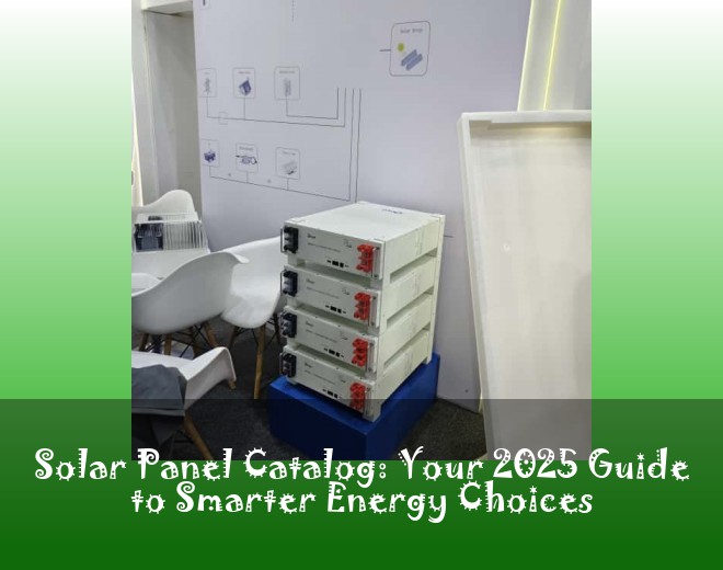 Solar Panel Catalog: Your 2025 Guide to Smarter Energy Choices