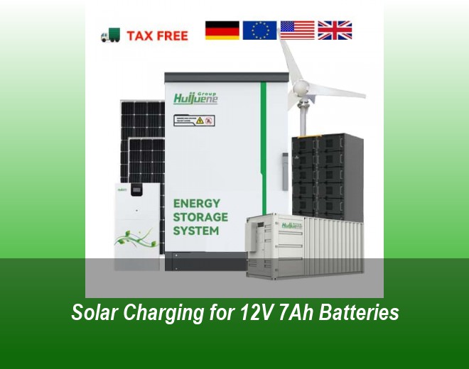 Solar Charging for 12V 7Ah Batteries