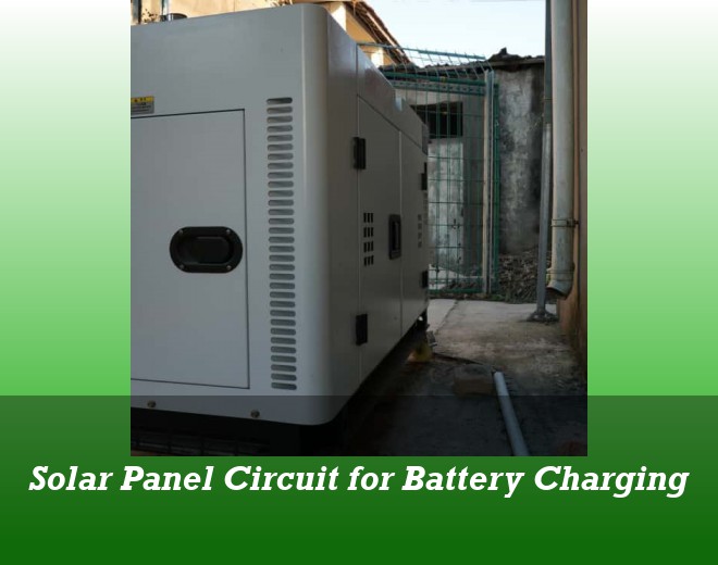 Solar Panel Circuit for Battery Charging