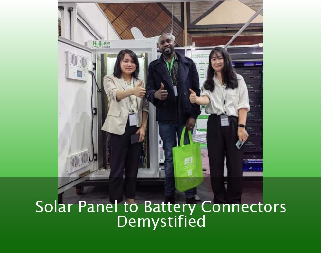 Solar Panel to Battery Connectors Demystified