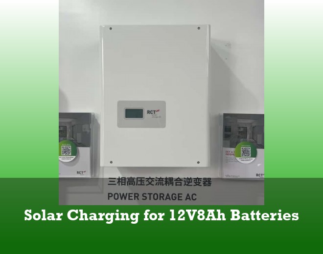 Solar Charging for 12V8Ah Batteries