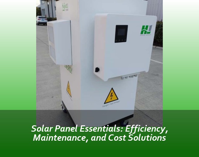 Solar Panel Essentials: Efficiency, Maintenance, and Cost Solutions