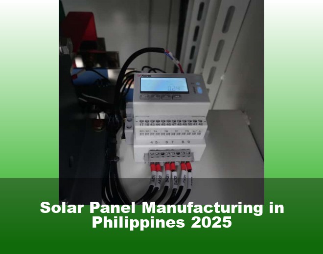 Solar Panel Manufacturing in Philippines 2025