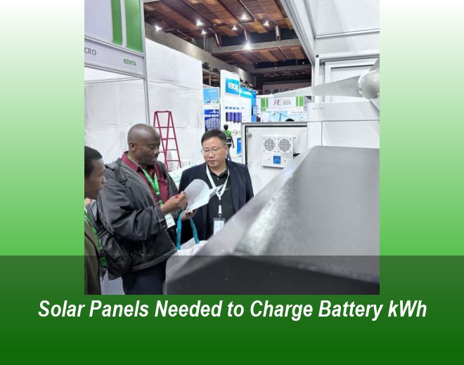 Solar Panels Needed to Charge Battery kWh