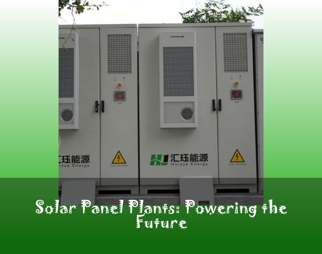 Solar Panel Plants: Powering the Future