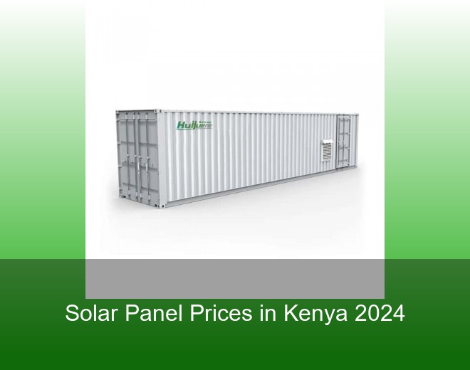 Solar Panel Prices in Kenya 2024