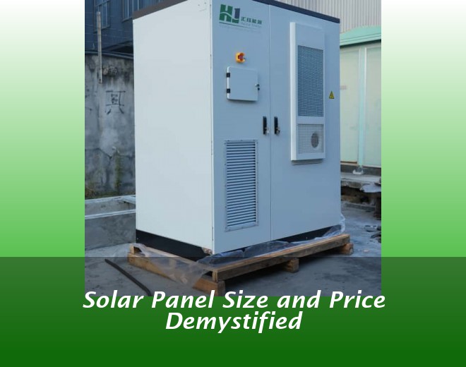 Solar Panel Size and Price Demystified